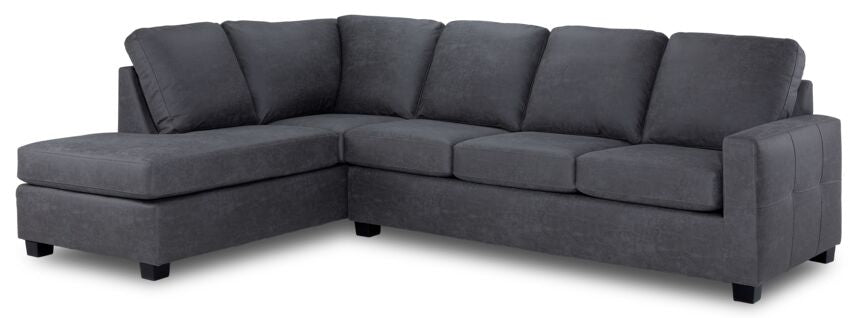 Lindsay 2-Piece Sectional with Left Facing Chaise - Grey