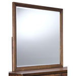 Lotus 6 Drawer Dresser - Wire Brushed Brown