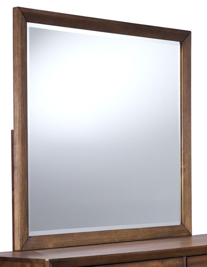 Lotus 6 Drawer Dresser - Wire Brushed Brown