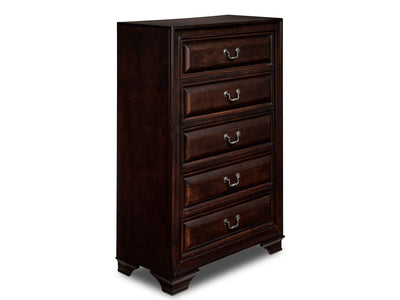 Louis 5 Drawer Chest - Cherry