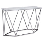 Lynn Sofa Table - Marble and Stainless Steel