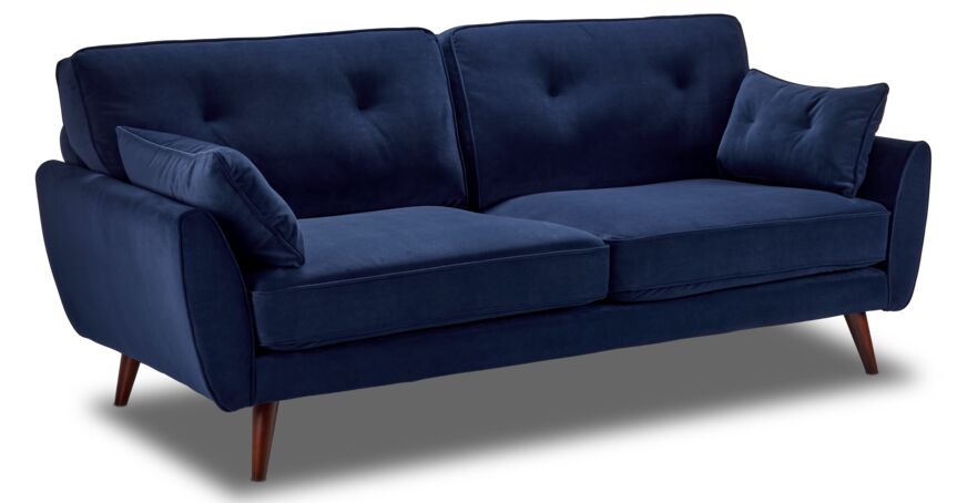 Mallory Sofa and Loveseat Set Blue Leon s