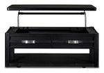 Manila 48" Lift-Top Coffee Table - Black