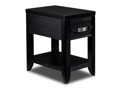 Manila 24" Chairside Table - Black