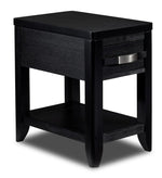 Manila 24" Chairside Table - Black