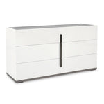 Mara 6 Drawer Dresser - White Lacquer