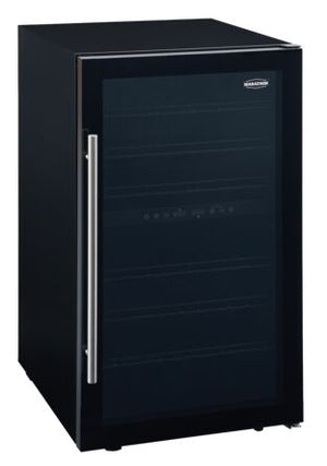 Marathon Black Freestanding Dual Zone Cooler 43 bottles (3.2 cu. ft.) - MWC145-DBL