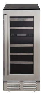 Marathon 15" Stainless Steel Dual Zone Undercounter Wine Cooler (3.2 cu. ft.) - MWC28-DSS