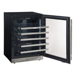 Marathon 24" Stainless Steel Single Zone Undercounter Convertible Wine/Beverage Cooler (5.4 cu.ft) - MBWC56-SS
