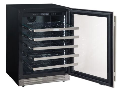 Marathon 24" Stainless Steel Single Zone Undercounter Convertible Wine/Beverage Cooler (5.4 cu.ft) - MBWC56-SS