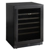 Marathon 24" Black Steel Single Zone Undercounter Convertible Wine/Beverage Cooler (5.4 cu.ft) - MBWC56-BLS