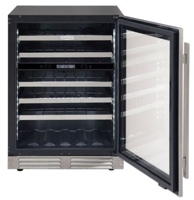 Marathon 24" Stainless Steel Dual Zone Undercounter Wine Cellar (5.4 cu. ft.) - MWC56-DSS