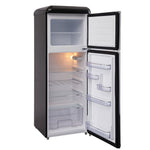 Epic 21.5" 7.5 Cu. Ft. Black Retro Top-Freezer Refrigerator - ERR82BL-1
