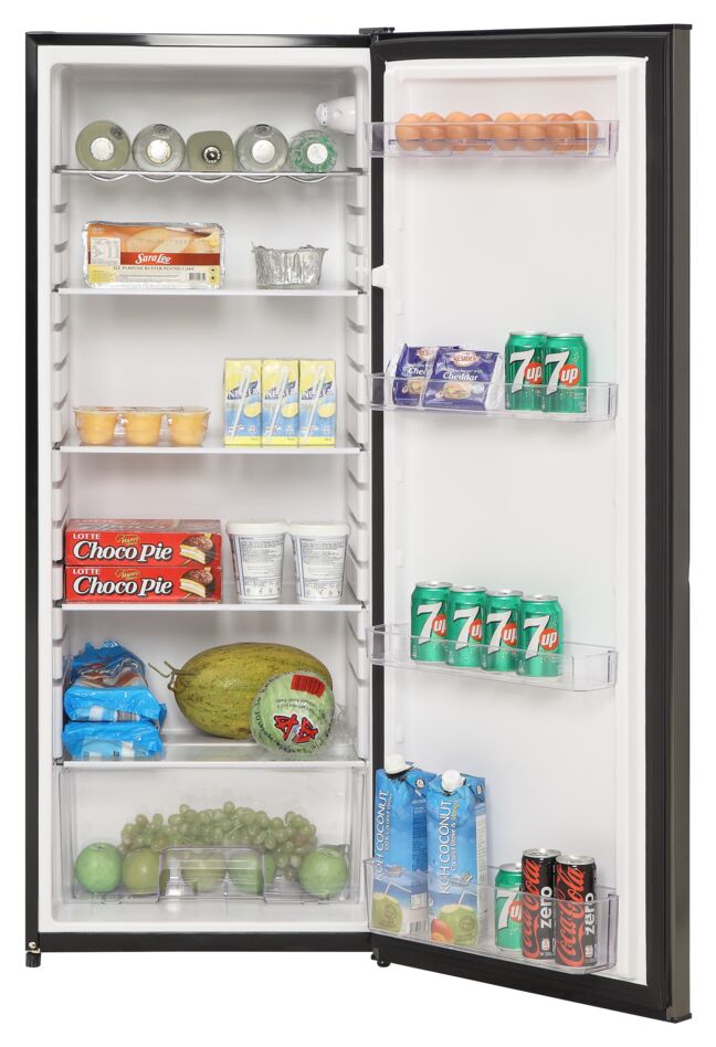 Marathon 22" Black Steel All-Refrigerator (8.5 cu. ft.) - MAR86BLS-2