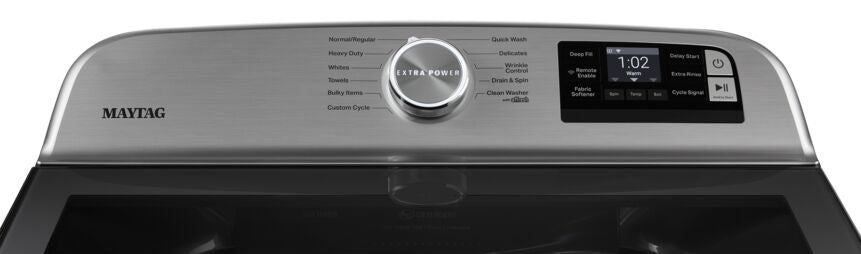 Maytag White Smart Top Load Washer (5.4 cu.ft.) - MVW6230HW