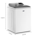 Maytag White Smart Top Load Washer (5.4 cu.ft.) - MVW6230HW