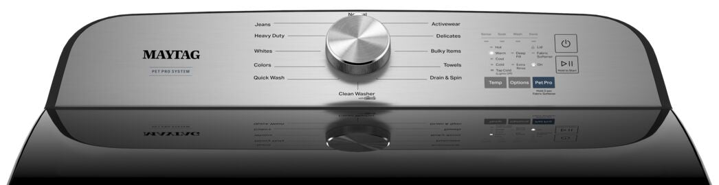 Maytag Volcano Black Top-Load Washer with Pet Pro (5.4 cu. ft.) - MVW6500MBK