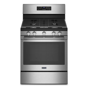 Maytag Smudge-Proof Stainless Steel 30" Gas Range with AirFry (5 Cu.Ft.) - MGR7700LZ