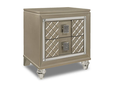 Meera Night Table - Champagne