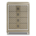 Meera 4 Drawer Chest - Champagne