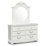 Melanie 6-Drawer Dresser - White