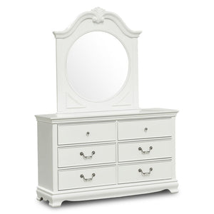 Melanie 6 Drawer Dresser - White