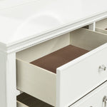 Melanie 6-Drawer Dresser - White