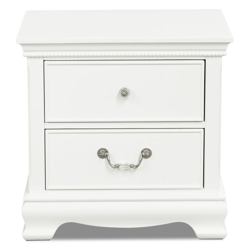 Melanie 5-Piece Twin Bedroom Package - White
