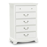 Melanie 5-Drawer Chest - White