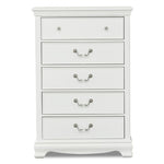 Melanie 5-Piece Twin Bedroom Package - White