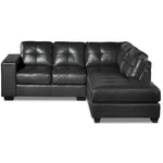 Meldrid 3 Pc. Sectional with Right Facing Chaise - Grey