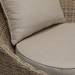 Monaco - 3-Piece Swivel Set With Round Table - Grey and Light Brown