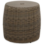 Monaco - 3-Piece Swivel Set With Round Table - Grey and Light Brown