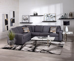 Neto 2pc Sectional with Right Facing Corner Sofa- Dark Grey