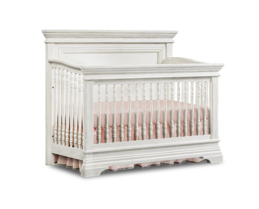 Olivia Crib - Brushed White