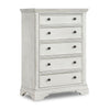 Olivia 5 Drawer Chest - Brushed White