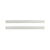 Olivia Full Bed Rails - Brushed White