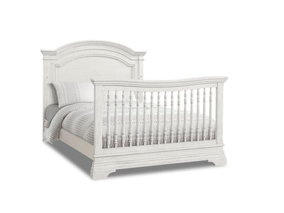 Olivia Arch Top Full Bed Package - Brushed White