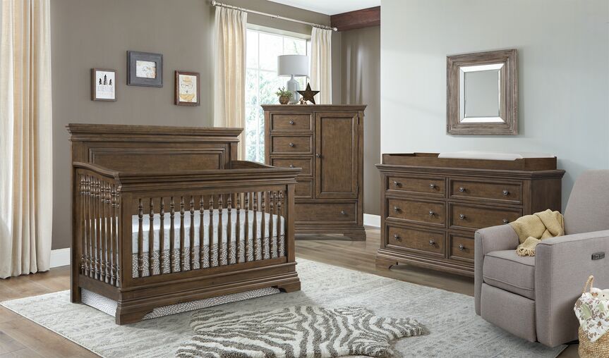Olivia Crib - Rosewood