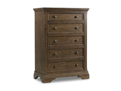 Olivia 5 Drawer Chest - Rosewood