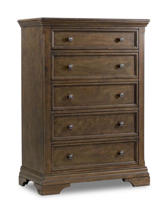 Olivia 5 Drawer Chest - Rosewood