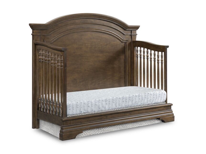 Olivia Arch Top Crib - Rosewood