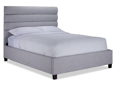 Orchid 3-Piece Full Bed - Light Grey