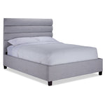 Orchid 3-Piece Queen Bed - Light Grey