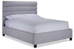 Orchid 3-Piece Queen Bed - Light Grey