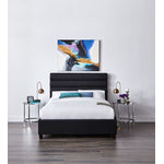 Orchid 3-Piece Full Bed - Black