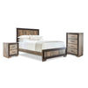 Orlando 5-Piece Queen Bedroom Package - Weathered Brown