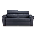 Orlando-Ray Leather Sofa-Blue