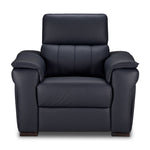 Orlando-Ray Leather Chair-Blue