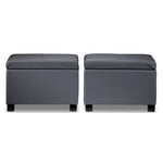 Paloma 3-Piece Ottoman - Grey